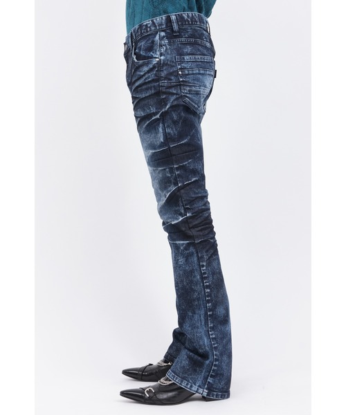 TORNADO MART（トルネードマート）の「ｽﾄﾛﾝｸﾞｳﾞｨﾝﾃｰｼﾞｼｭｰｶｯﾄﾃﾞﾆﾑ（デニムパンツ・メンズ・ブラック/ネイビー・LL/S/M/L/XXL）」の4枚目の写真