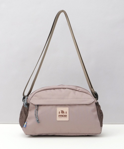 moz(モズ)の「撥水加工 ナイロン 半円型 ラウンドミニショルダーバッグ アウトドアシリーズ(ショルダーバッグ・レディース・グレー/ブルー/ブラック・FREE)」の1枚目の写真