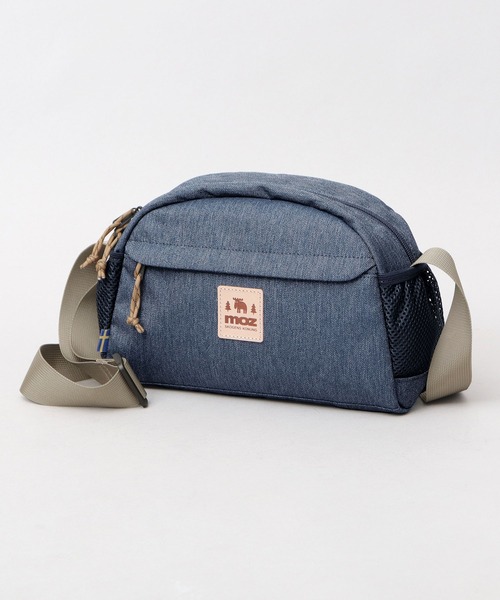 moz(モズ)の「撥水加工 ナイロン 半円型 ラウンドミニショルダーバッグ アウトドアシリーズ(ショルダーバッグ・レディース・グレー/ブルー/ブラック・FREE)」の9枚目の写真