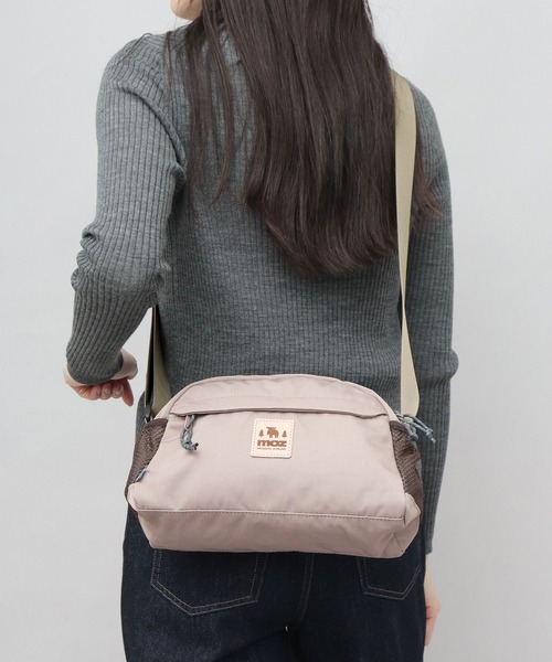 moz(モズ)の「撥水加工 ナイロン 半円型 ラウンドミニショルダーバッグ アウトドアシリーズ(ショルダーバッグ・レディース・グレー/ブルー/ブラック・FREE)」の5枚目の写真