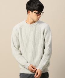 BEAUTY&YOUTH UNITED ARROWS | BY L&F カシミヤ アゼ クルーネック ニット(ニット/セーター)