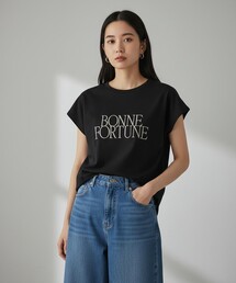 【新色追加】BEAUTY FORM-Tコットン ロゴフレンチT
