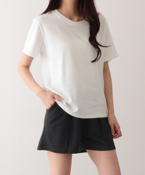 Lace Ladies(レースレディース)の「スウェット リラックス センターシーム ショート パンツ(スウェットパンツ・レディース・ピンク/パープル/ブラック/グレー・S/M/XL)」の9枚目の写真