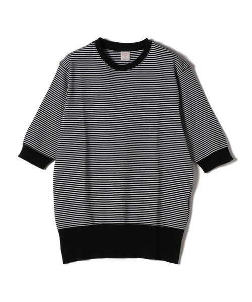 gicipi（ジチピ）の「gicipi:5分袖 プルオーバー（ARGENTO）（Tシャツ/カットソー・レディース・ホワイト/ブラック/グレー・ONE SIZE）」の3枚目の写真