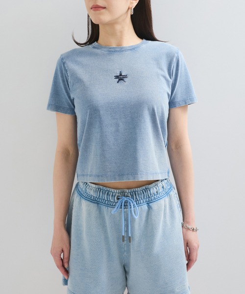 GUESS JEANS（ゲスジーンズ）の「【GUESS(ゲス)】BABY EMB STAR TEE（Tシャツ/カットソー・レディース・ブラック/ブルー系その他4/レッド系その他2/ミント・FREE）」の21枚目の写真