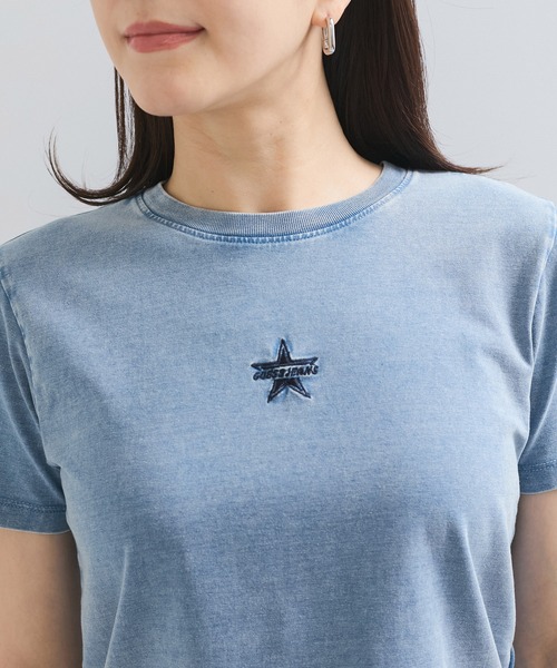 GUESS JEANS（ゲスジーンズ）の「【GUESS(ゲス)】BABY EMB STAR TEE（Tシャツ/カットソー・レディース・ブラック/ブルー系その他4/レッド系その他2/ミント・FREE）」の18枚目の写真