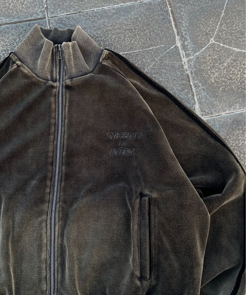 ANDER HUNK(アンダーハンク)の「Faded Short Track Jacket/フェードショートトラックジャケット(ジャージ・メンズ・ブラック・MEDIUM/LARGE)」の16枚目の写真
