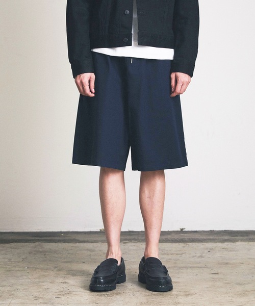 Magine（マージン）の「ワイドチノショーツ（チノパンツ・メンズ・グレー/ブラック/ダークネイビー/ダークベージュ・マルチサイズ）」の20枚目の写真