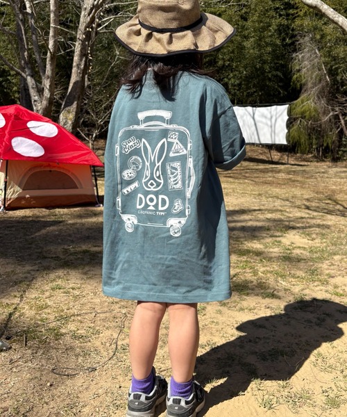 DOD（ディーオーディー）の「【DOD別注】コロコロタビッティー / キッズ（Tシャツ/カットソー・キッズ・ベージュ/ブラック/ピンク/ホワイト/グレー/サックスブルー・150/130/110）」の5枚目の写真
