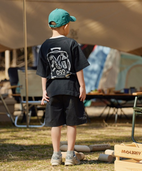 DOD（ディーオーディー）の「【DOD別注】コロコロタビッティー / キッズ（Tシャツ/カットソー・キッズ・ベージュ/ブラック/ピンク/ホワイト/グレー/サックスブルー・150/130/110）」の13枚目の写真