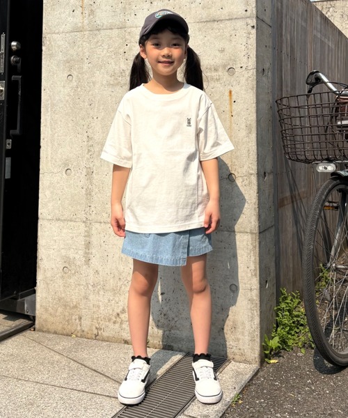 DOD（ディーオーディー）の「【DOD別注】コロコロタビッティー / キッズ（Tシャツ/カットソー・キッズ・ベージュ/ブラック/ピンク/ホワイト/グレー/サックスブルー・150/130/110）」の22枚目の写真