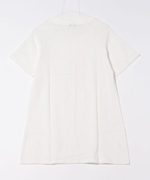 BLANC FICELLE(ブランフィセル)の「半袖 ワンピース(ワンピース・レディース・ブラック/カーキ/ホワイト・S/M/L)」の4枚目の写真