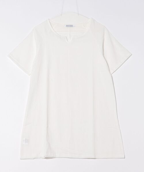 BLANC FICELLE(ブランフィセル)の「半袖 ワンピース(ワンピース・レディース・ブラック/カーキ/ホワイト・S/M/L)」の6枚目の写真