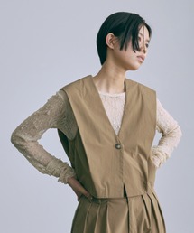 【Set Up】Tucked Sleeve Gilet