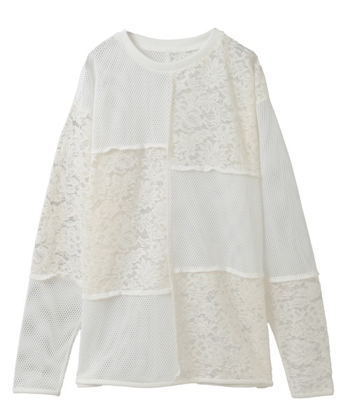 セール】LACY PATCH WORK トップス（Tシャツ/カットソー