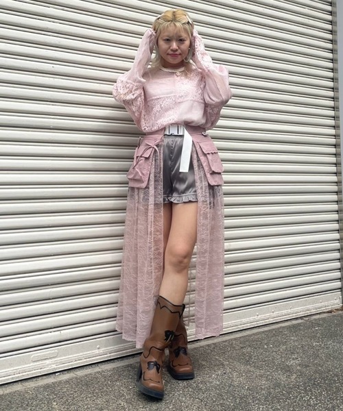 トップス Candy Stripper IN A DREAM LACY BLOUSE Candy Stripper IN A DREAM LACY BLOUSE トップス