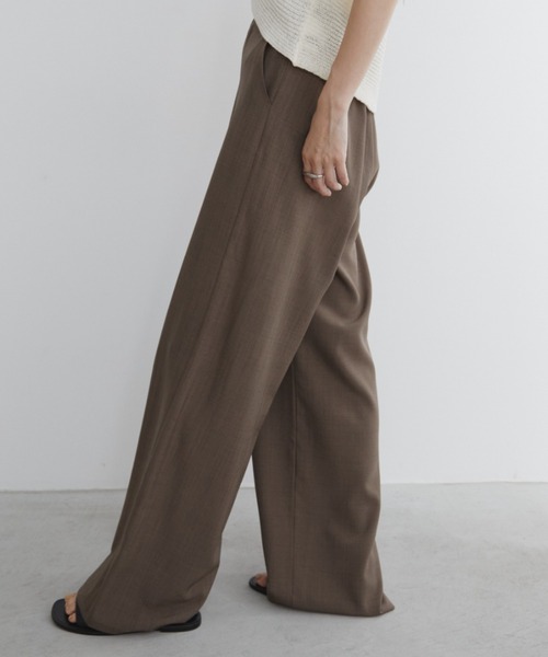 Aunt Marie's(アントマリーズ)の「マルチウェイスカートセットスラックスパンツ【セットアイテム/単品着用可能】(スラックス・レディース・ブルー/ブラック/ブラウン・FREE/MT)」の11枚目の写真