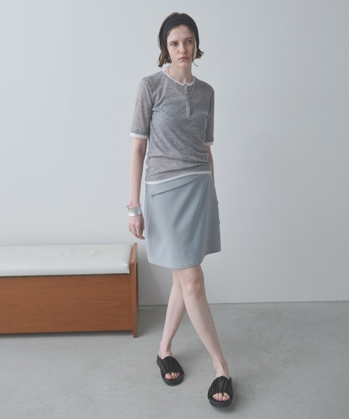 Aunt Marie's(アントマリーズ)の「マルチウェイスカートセットスラックスパンツ【セットアイテム/単品着用可能】(スラックス・レディース・ブルー/ブラック/ブラウン・FREE/MT)」の18枚目の写真