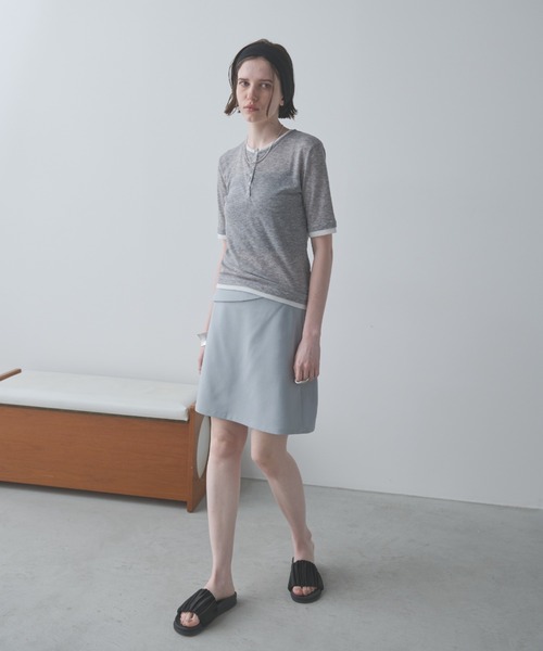 Aunt Marie's(アントマリーズ)の「マルチウェイスカートセットスラックスパンツ【セットアイテム/単品着用可能】(スラックス・レディース・ブルー/ブラック/ブラウン・FREE/MT)」の19枚目の写真