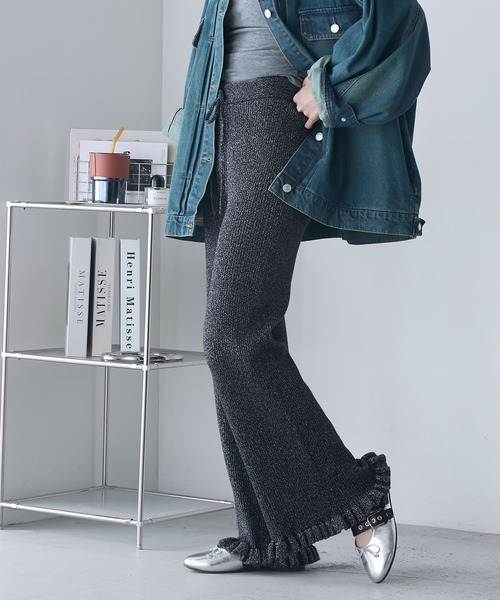 forksy.（フォルクシー）の「イージーパンツ（その他パンツ・レディース・ブラック・FREE）」の4枚目の写真