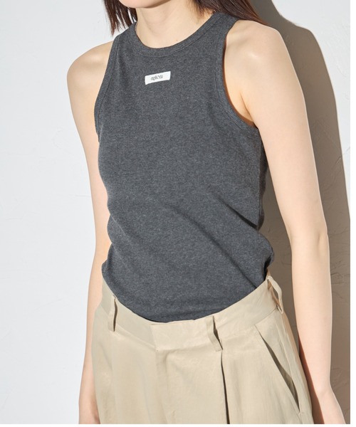 leimn（レイムン）の「カップ付きアメスリタンク(ロゴネーム付き)（タンクトップ・レディース・ホワイト/ピンク/チャコールグレー・FREE）」の22枚目の写真