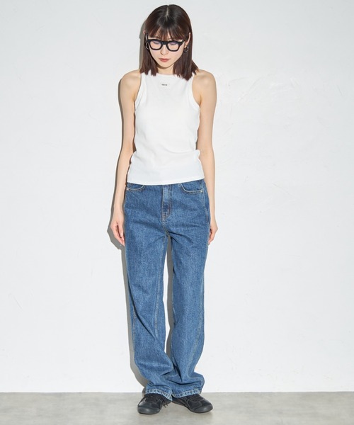 leimn（レイムン）の「カップ付きアメスリタンク(ロゴネーム付き)（タンクトップ・レディース・ホワイト/ピンク/チャコールグレー・FREE）」の18枚目の写真