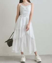 OLIVE des OLIVE | ランダムティアードキャミワンピース(ワンピース)