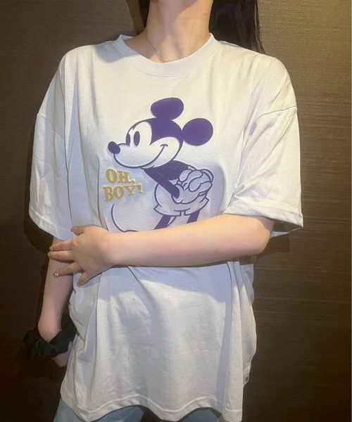 THE SHINZONE ミッキーマウス Tシャツ 半袖 グレー SALE 30%OFF】[24SMSCU09]THE SHINZONE(ザ シンゾーン) MICKEY