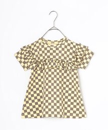 p.premier | イロチ買いしたい配色メロウフリルストレッチ半袖Tシャツ(Tシャツ/カットソー)