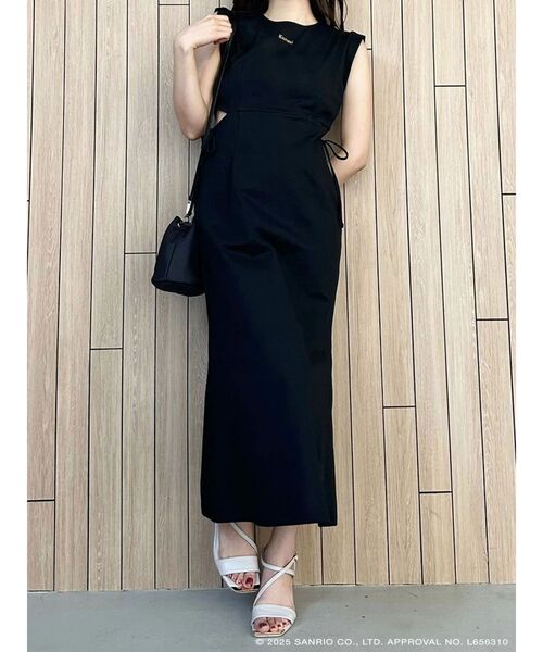 MERCURYDUO（マーキュリーデュオ）の「【メロクロコラボ】クロミサイドカットアウトマーメイドワンピース（ワンピース・レディース・ブラック・SMALL/MEDIUM）」の3枚目の写真