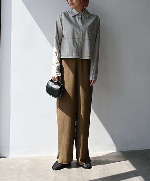 WILLFULLY(ウィルフリー)の「crepe hem slit relax PT(その他パンツ・レディース・ブラック/ブラウン/ホワイト系その他・FREE)」の19枚目の写真