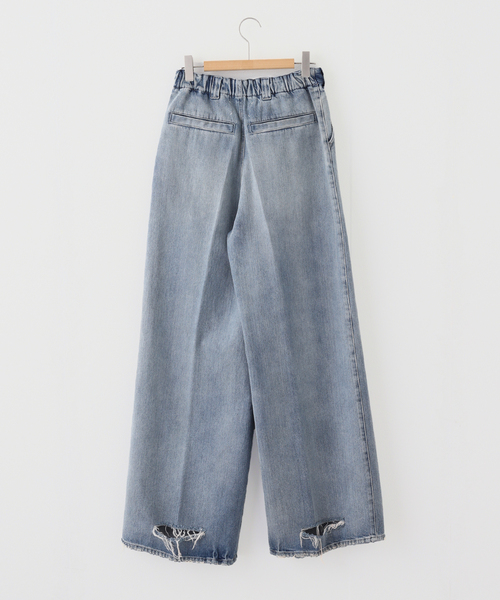 Maison Margiela（メゾンマルジェラ）の「MAISON MARGIELA (メゾン マルジェラ) Loose Fit Denim Trousers（スラックス・メンズ・ブルー・40）」の2枚目の写真
