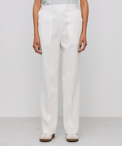 BACCA（バッカ）の「コットンピケ セーラーパンツ（その他パンツ・レディース・ホワイト/ライトブルー/ブラック・36/34）」の5枚目の写真