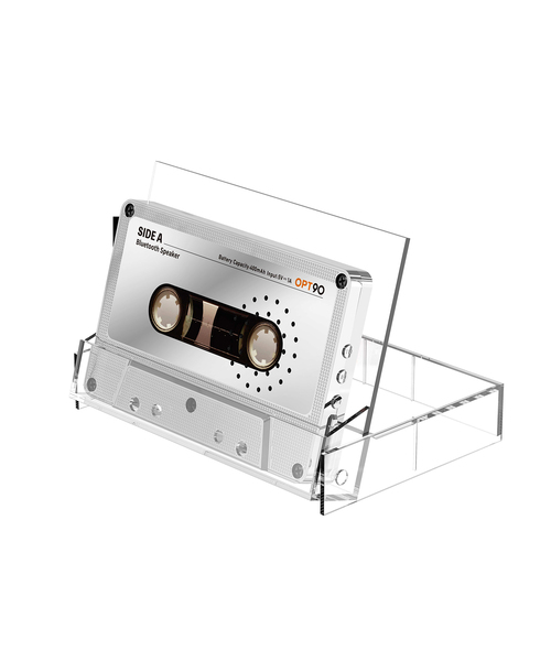 Opt!(オプト)の「★《WEB限定》【Opt!/オプト】Cassette Speaker スピーカー(生活家電・レディース・シルバー/ゴールド/イエロー/アイボリー/ブラック/ガンメタ・FREE)」の1枚目の写真