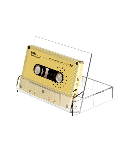 Opt!(オプト)の「★《WEB限定》【Opt!/オプト】Cassette Speaker スピーカー(生活家電・レディース・シルバー/ゴールド/イエロー/アイボリー/ブラック/ガンメタ・FREE)」の5枚目の写真