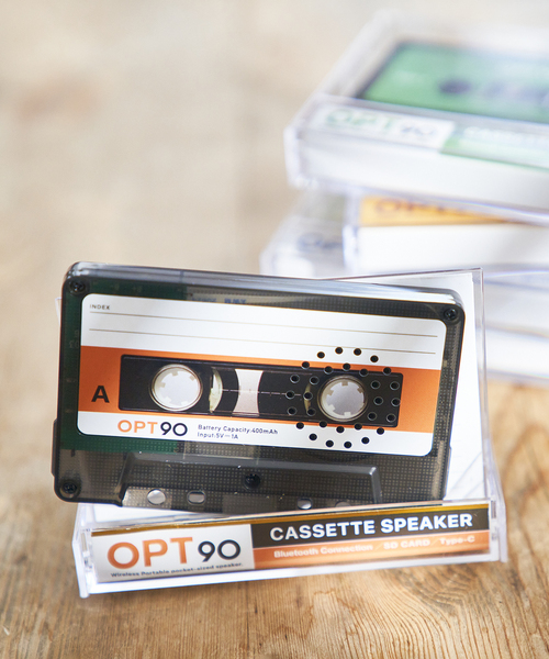 Opt!(オプト)の「★《WEB限定》【Opt!/オプト】Cassette Speaker スピーカー(生活家電・レディース・シルバー/ゴールド/イエロー/アイボリー/ブラック/ガンメタ・FREE)」の3枚目の写真