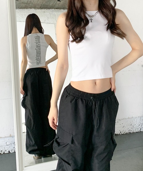 ☆d.i.a.トライアングルロゴ バックセクシータンクトップ