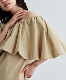 ボリュームオフショルブラウス