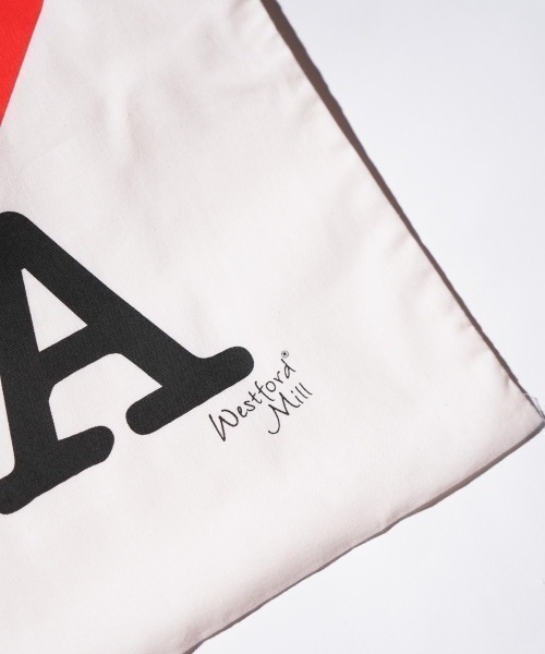 THRIFTY LOOK(スリフティールック)の「THRIFTY LOOK スリフティルック / "I LOVE LA"COTTON TOTE(トートバッグ・メンズ・ミント/パープル/ピンク/ナチュラル/ネイビー/ホワイト・ONE SIZE)」の12枚目の写真