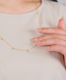 Caroline Najman（キャロラインナジマン）の「【CAROLINE NAJMAN】ゴールドメッキ ネックレス　ターコイズ（ネックレス）」