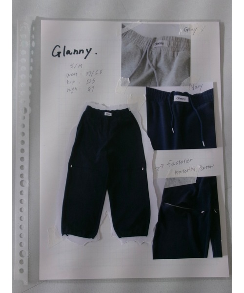 Glanny(グランニー)の「ジップスウェットパンツ(スウェットパンツ・レディース・グレー/ネイビー・MEDIUM/SMALL)」の22枚目の写真