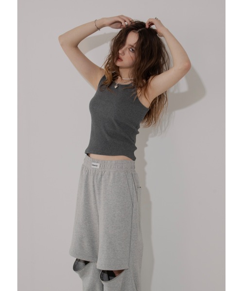 Glanny(グランニー)の「ジップスウェットパンツ(スウェットパンツ・レディース・グレー/ネイビー・MEDIUM/SMALL)」の19枚目の写真