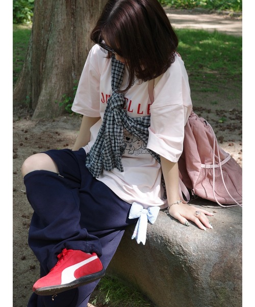 Glanny(グランニー)の「ジップスウェットパンツ(スウェットパンツ・レディース・グレー/ネイビー・MEDIUM/SMALL)」の13枚目の写真