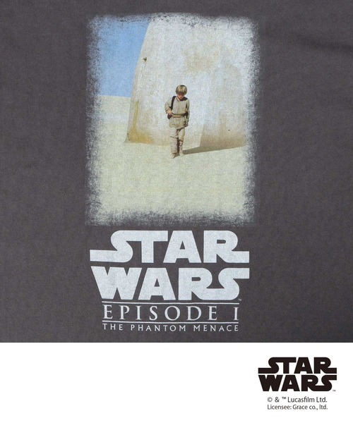 Goodwear(グッドウェア)の「STAR WARS 古着風 プリント Tシャツ ビッグシルエット(エピソード4 新たなる希望/ フォースの覚醒)(Tシャツ/カットソー・メンズ・ブラック系その他/ブラック系その他2・M/L/XL)」の12枚目の写真
