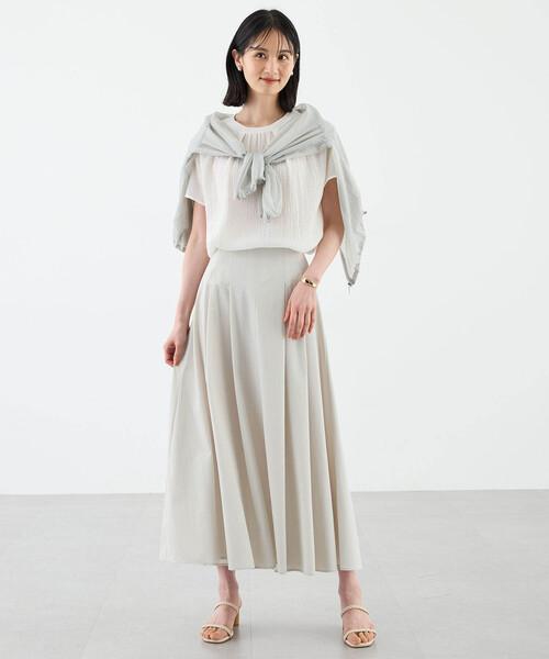 【接触冷感】シアーワッシャーブルゾン