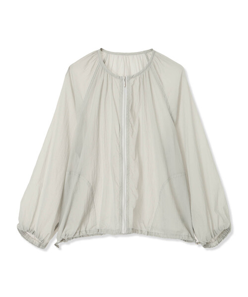 【接触冷感】シアーワッシャーブルゾン