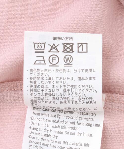 ITEMS URBANRESEARCH(アイテムズ アーバンリサーチ)の「ジョーゼットノースリーブトップス(Tシャツ/カットソー・レディース・ホワイト/ピンク/ブラック・FREE)」の4枚目の写真