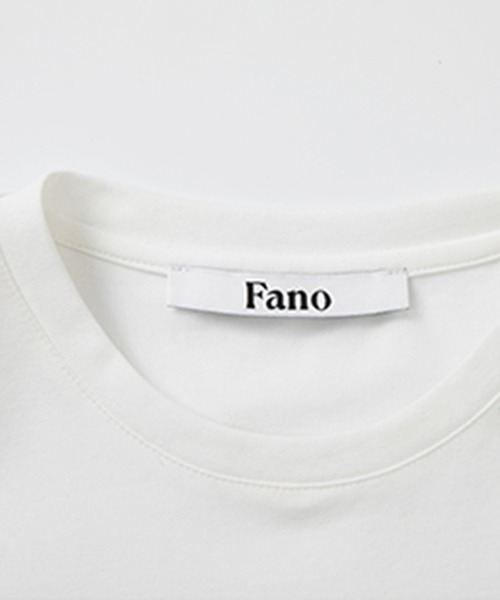 tシャツ ハートレタリングプリント ロゴステッチ 半袖Tシャツ FX25S234「Fano Studios」「2025SS」 レディース メンズ ハートレタリングプリント ロゴステッチ 半袖Tシャツ FX25S234