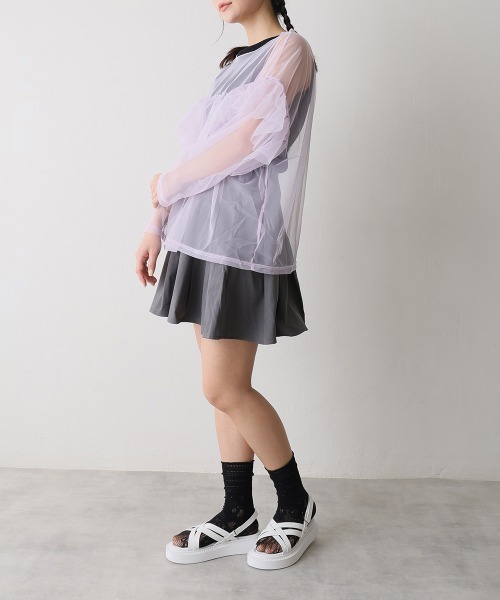 DEMETER(デメテル)の「軽量厚底 クロスデザイン ストラップサンダル(サンダル・レディース・ブルー系その他/ブラック/ホワイト・LL/L/M/S)」の7枚目の写真