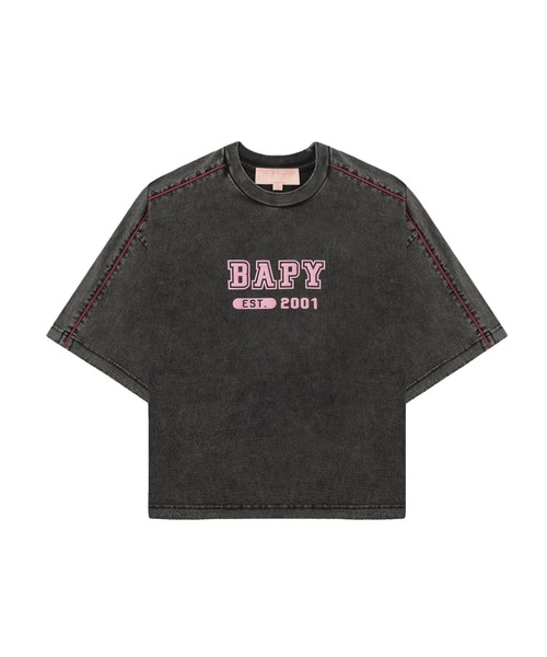 y2k❤️ A BATHING APE 星条旗 エイプヘッド ロゴ ピチT A BATHING APE (ア ベイシング エイプ) 00s ベビーマイロロゴ 7